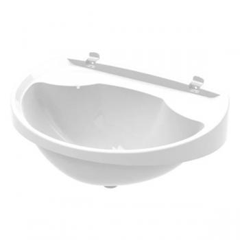 LAVATÓRIO PLÁSTICO 37X25 BRANCO C/VÁLVULA VALEPLAST