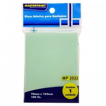 BLOCO ADESIVO ANOT MP2012-76MMX102MM VERDE 1X100FLS DER 8