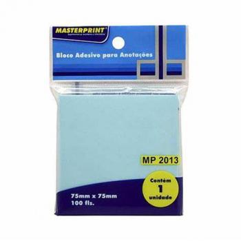 BLOCO ADESIVO ANOT MP2013-76MMX102MM AZUL 1X100FLS DER 8