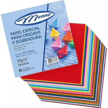 BLOCO ORIGAMI 20X20 10 CORES 50FLS