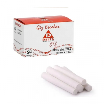GIZ LOUSA COMUM 64 PALITOS BRANCO