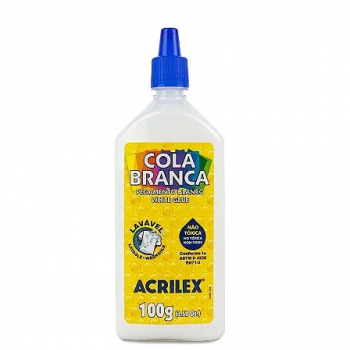 Cola branca líquida - 100grs - Branca - ACRILEX