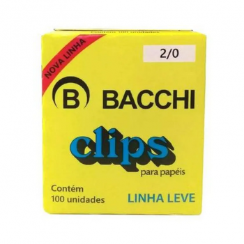 Clips nº 2.0 - BACCHI - com 100 clips