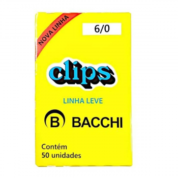 Clips 6/0 - BACCHI - com 50 clips