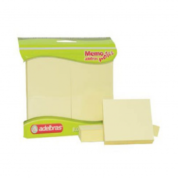 Memo note 38x51mm amarelo 100 folhas - ADELBRAS (post it)