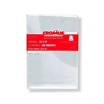 SACO CELOFANE 15X22 -  INCOLOR