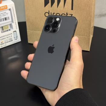 iPhone 14 Pro Max 256GB Preto 87% usado