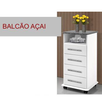 BALCÃO AÇAÍ 4GAVS 1NICHO C/RODINHAS 0,43