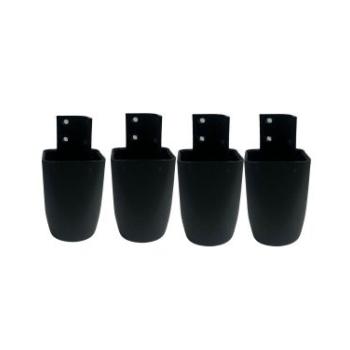 KIT DE 4 PÉS PLASTICOS JL MÓVEIS