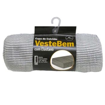 CAPA COLCHÃO CASAL VESTE BEM 140x190 FIBRASCA