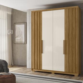 ROUPEIRO CALIFÓRNIA 3GAVS 4PTS RIPADO 100% MDF 1,76