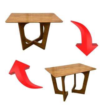 MESA DUBAI TAMPO LONDRES LAMINADO CANTO COPO S/ VIDRO CEL MÓVEIS 1,20 X 0,80