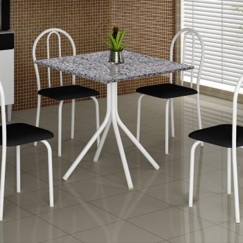 MESA SOMA T.GRANITO 0,70 C/4 CAD. ANE FINA BRANCO