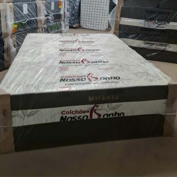 COLCHOBOX CASAL MILENIO SEMI-ORTOPÉDICO 138x188x60 NOSSO SONHO