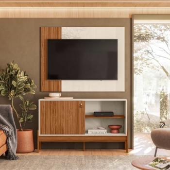 RACK E PAINEL WOOD TV42