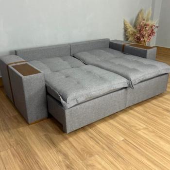 SOFÁ CAMA RETRÁTIL/RECLINÁVEL GABRIELA - 2,50