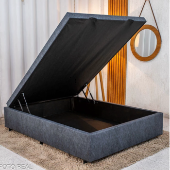 BASE BOX BAÚ CASAL PRIME CONFORT BLINDADO 138X188X45