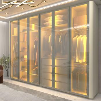 ROUPEIRO INNOVA 6PTS DE VIDRO REFLECTA C/LED 4GAVS 100%MDF 2,50