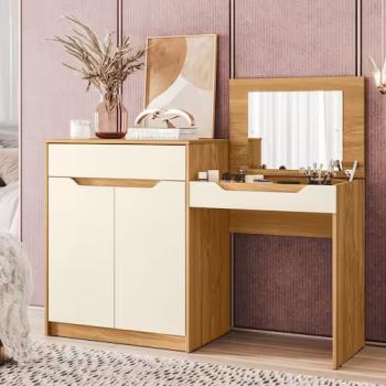 PENTEADEIRA ESCRIVANINHA TREND 2PTS 1GAV C/ESPELHO