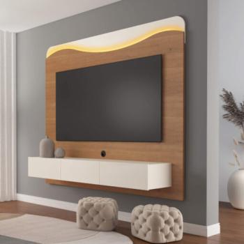 PAINEL LUMIERE C/LED 3GAVS ARTELY 2,00 TV75