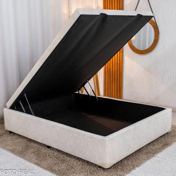 BASE BOX BAÚ CASAL PRIME CONFORT BLINDADO 138X188X45