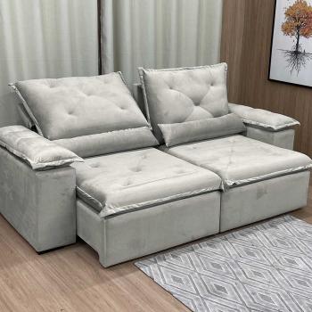 SOFÁ RETRÁTIL/RECLINÁVEL ATHENAS 2,90 2 MÓDULOS