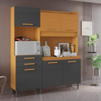 KIT COZINHA SELENA 6PTS 2GAVS ARAMÓVEIS 1,82