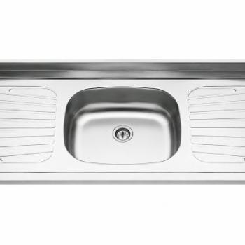 PIA DE AÇO INOX C/ VÁLVULA TRAMONTINA 1,20