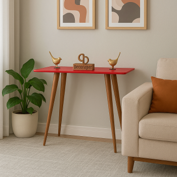 APARADOR RETRO EX DECOR MDF C/VIDRO 1,20