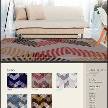 TAPETE RENAISSANCE MILÃO 1,33 x 1,90