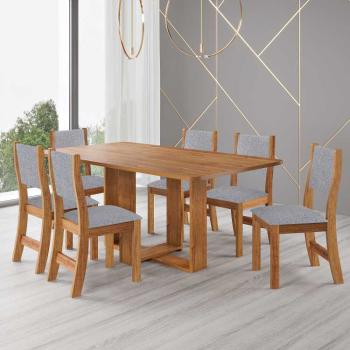 MESA DE SALA LUAR / LUNA 1,60 X 0,80 C/6 CAD. SOL