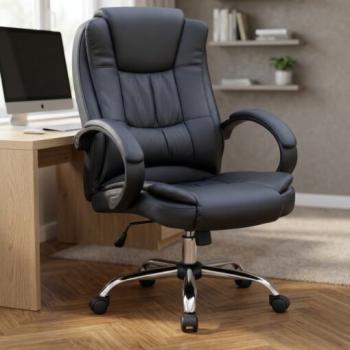 CADEIRA PRESIDENTE MASTER SOFT 3008 PRETO BULK