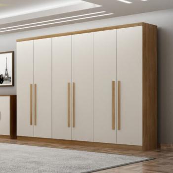 ROUPEIRO ROYAL 6PTS 4GAVS 100% MDF - NOVO HORIZONTE 2,38