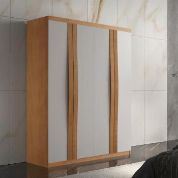 ROUPEIRO GRÉCIA 4PTS 2GAVS 100%MDF RUFATO 1,21