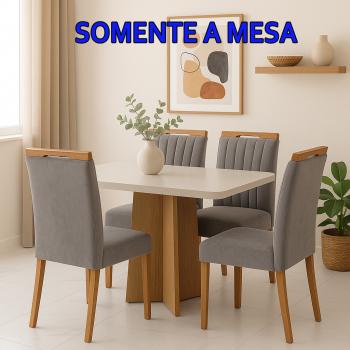 MESA JADE C/ VIDRO VALDEMÓVEIS 120X80