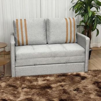 SOFÁ CAMA DOMINIC LINHO C/ COURINO 1,40