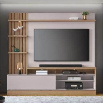 HOME MACEIÓ 1PT DETALHE RIPADO C/LED TV 65