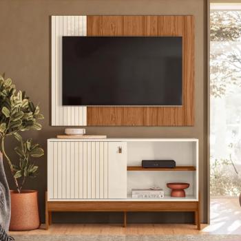 RACK E PAINEL WOOD TV42