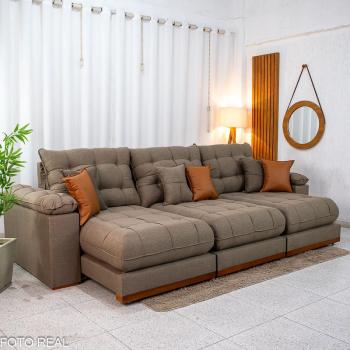 SOFÁ RETRÁTIL/RECLINÁVEL VERONA MOLAS ENSACADAS 3,20
