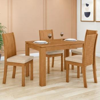 MESA ATHENAS C/4 CADEIRAS - LOPAS 1,20
