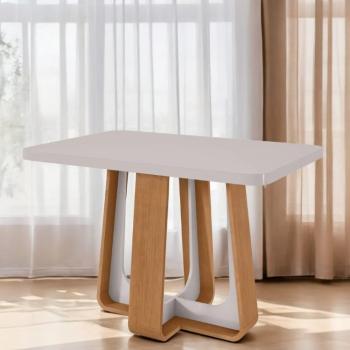 MESA SINTONIA TAMPO MDF C/VIDRO LOPAS MÓVEIS 1,20 X 0,80