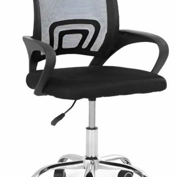 CADEIRA DE ESCRITÓRIO EXECUTIVA GIRATÓRIA PRETA BULK