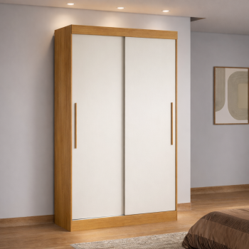 ROUPEIRO CANARINHO 2PTS CORRER 2GAVS 100%MDF 1,23