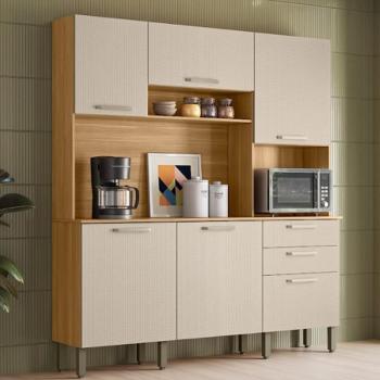 KIT FERRARA 6PTS 2GAVS 100%MDF KITS PARANÁ 1,80