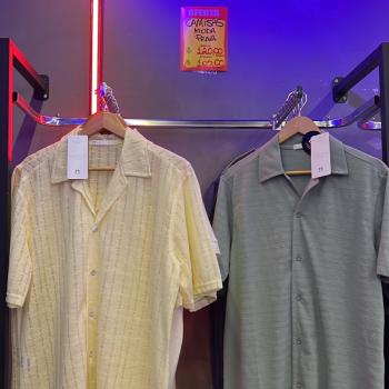 camisa moda praia aberta