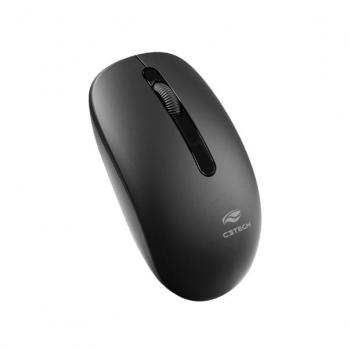 MOUSE C3TECH SEM FIO PRETO MW15BK
