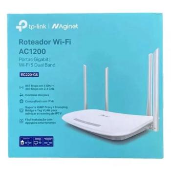 ROTEADOR WIRELESS TPLINK EC220G5 GIGABIT DUAL BAND AC1200