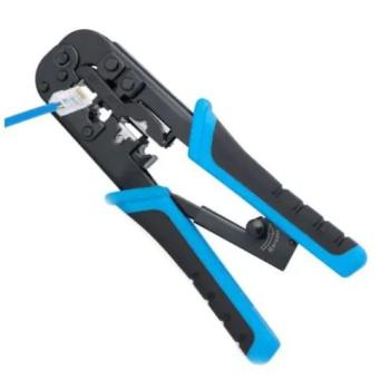 ALICATE DE CRIMPAR C/CATRACA RJ45/RJ12/RJ11 EXBOM