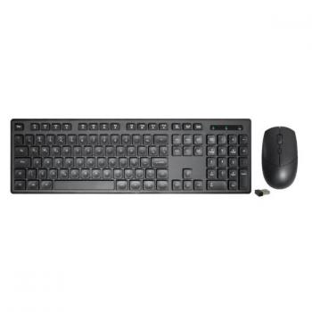 KIT MOUSE TECLADO KMEX KA6029+MAA734 SEM FIO PRETO