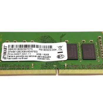 MEMORIA DDR4 4GB P/ NOTEBOOK 2400MHZ SMART LENOVO